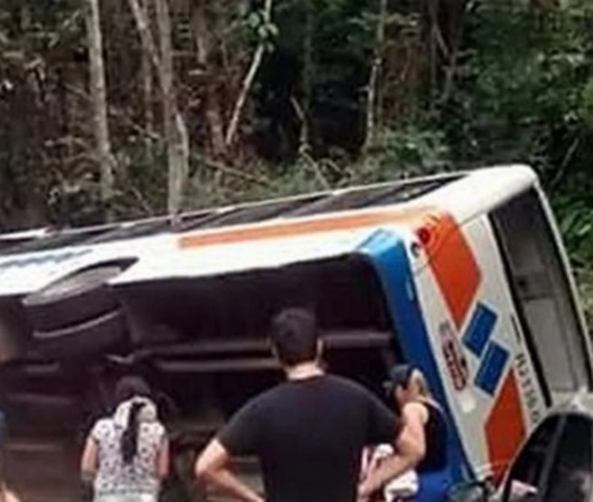 Zona rurale dell'Alagoas: area dell'incidente stradale che ha coinvolto un autobus di pellegrini