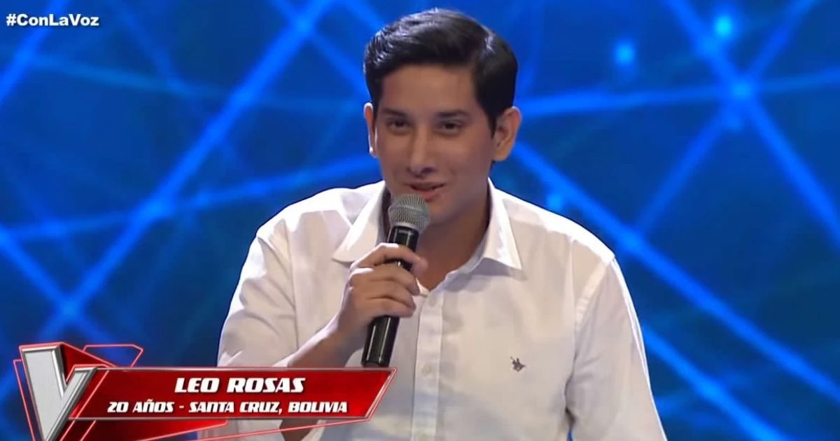 Leo Rosas durante un’esibizione