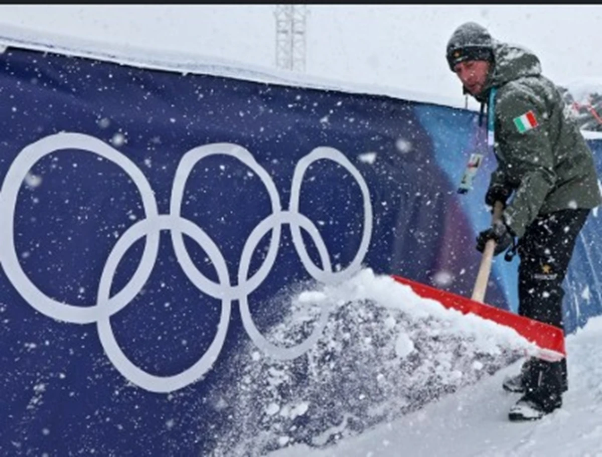 Olimpiadi Milano-Cortina 2026, scena di gara sulla neve