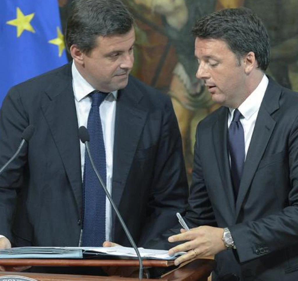 Carlo Calenda, leader di Azione, durante un intervento pubblico
