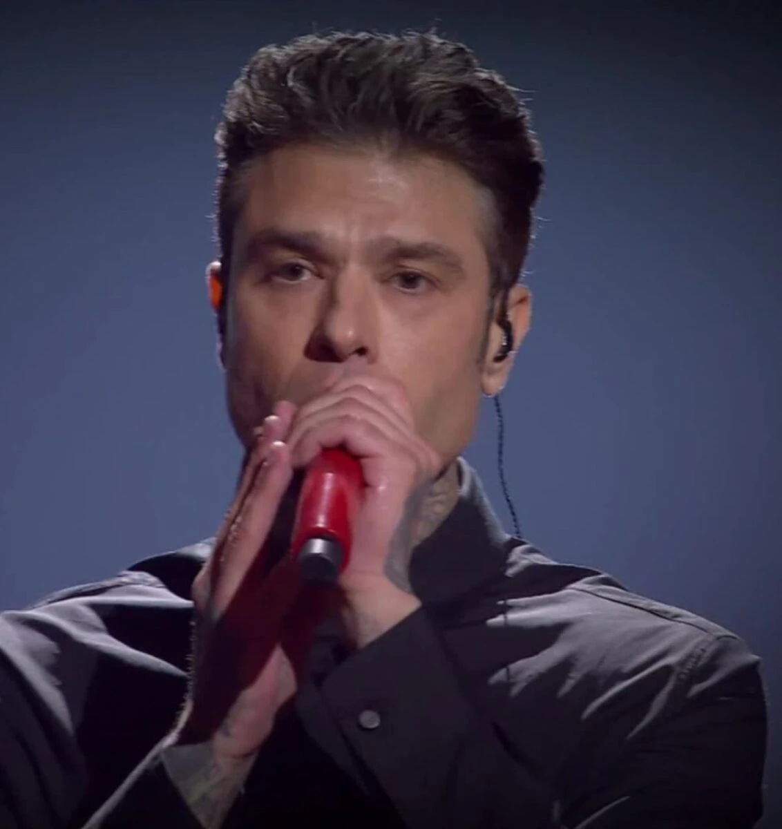 Fedez a Sanremo 2026, immagine dal Festival