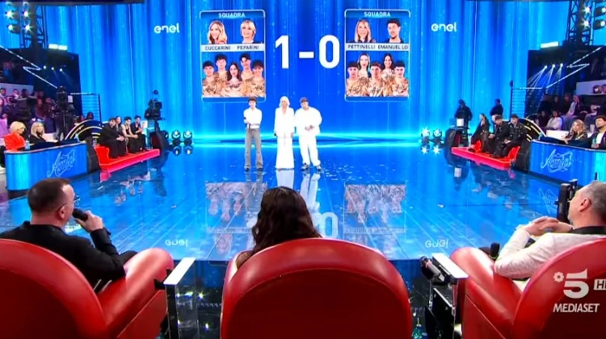Amici 25: studio del serale durante la seconda registrazione