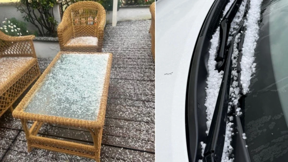 Maltempo a Roma: grandine, crollo termico di 10 gradi e traffico in tilt. Scatta allerta meteo