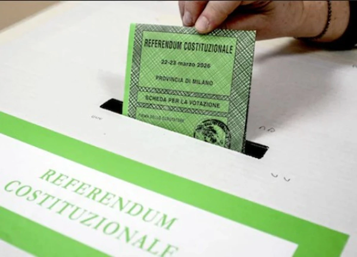 Scheda e simboli legati al referendum sulla giustizia