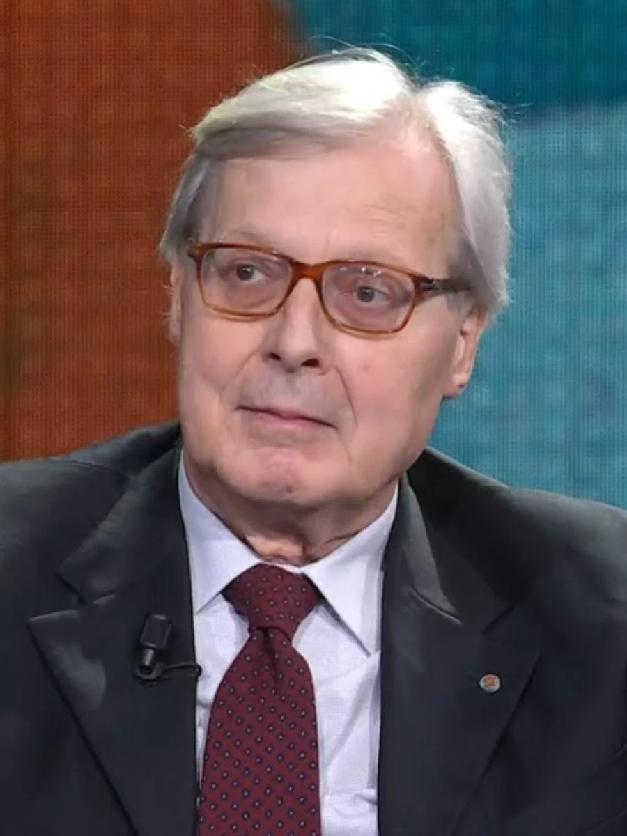 Vittorio Sgarbi durante un’apparizione pubblica