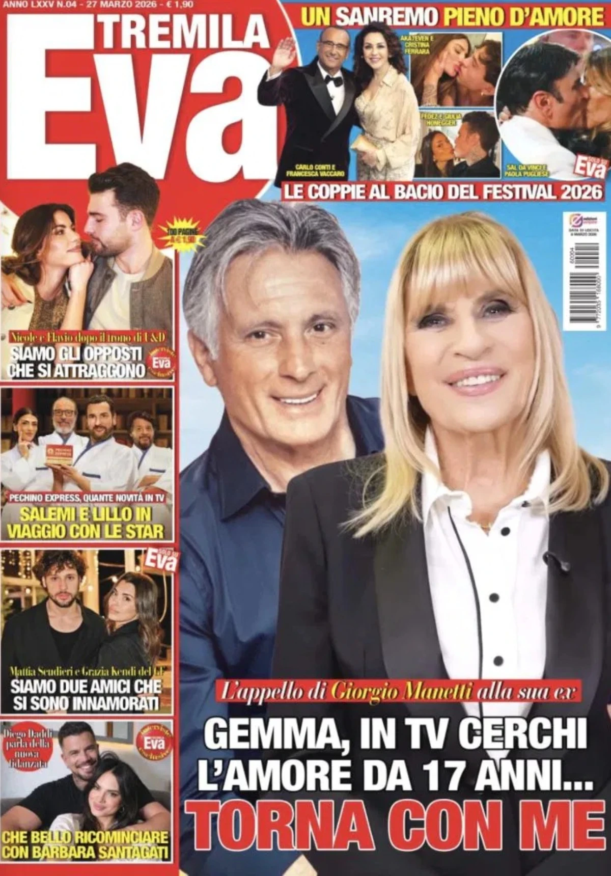 Uomini e Donne, appello dello storico cavaliere a Gemma Galgani