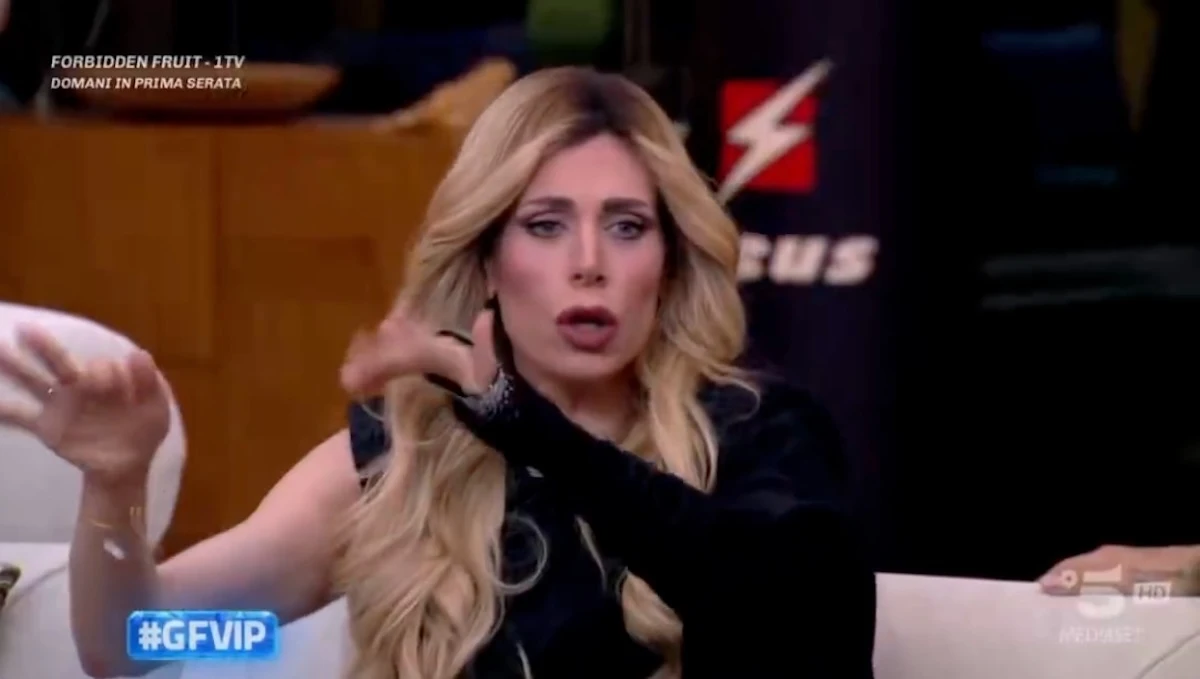 Grande fratello vip, scena in casa durante lo sfogo