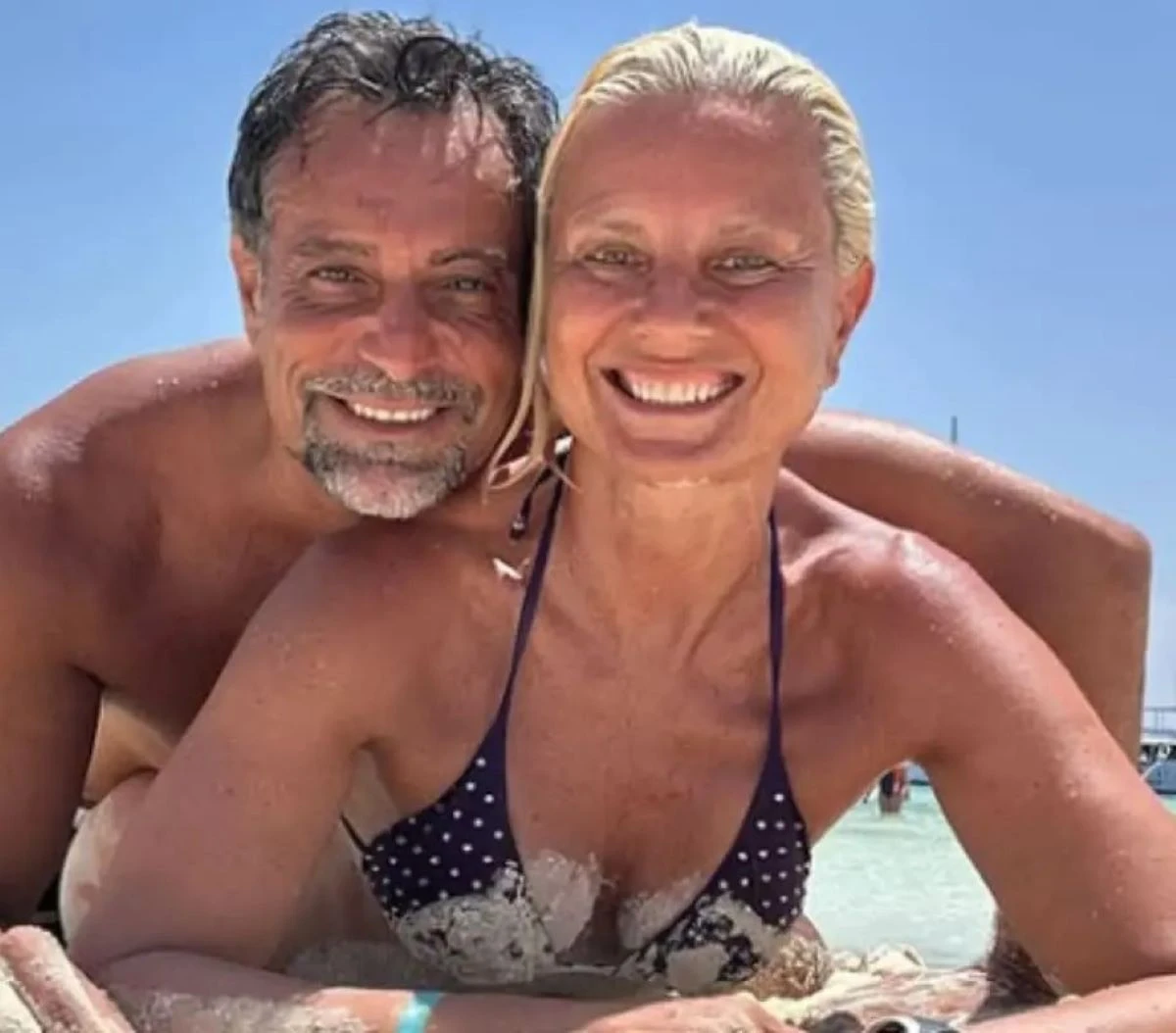 Antonella Elia e Pietro Delle Piane insieme in uno scatto