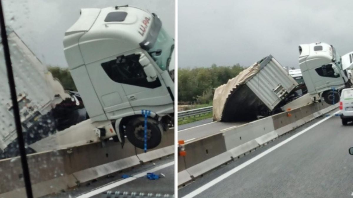il tir sbanda poi lo schianto inferno in autostrada code per chilometri da Thesocialpost.it il tir sbanda poi lo schianto inferno in autostrada code per chilometri