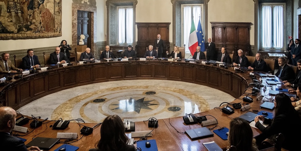 Palazzo Chigi, sede della Presidenza del Consiglio