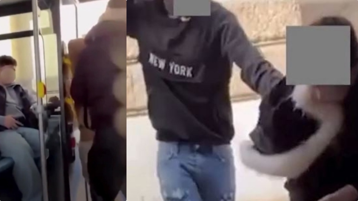 italia cinghiate contro una donna sul bus le immagini shock da Thesocialpost.it italia cinghiate contro una donna sul bus le immagini shock