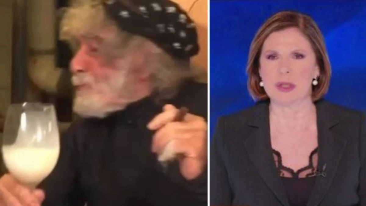 mauro corona beve latte in diretta poi lo shock studio senza parole da Thesocialpost.it mauro corona beve latte in diretta poi lo shock studio senza parole