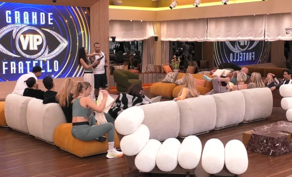 Grande Fratello Vip, vista della casa e del set del reality