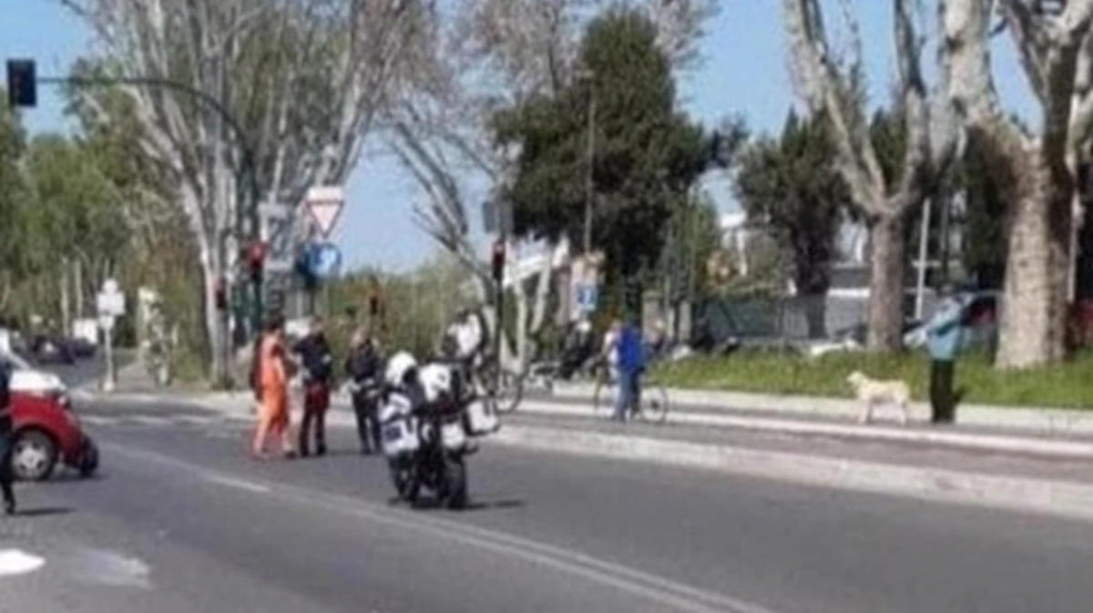 Intervento delle ambulanze e dell'elisoccorso dopo lo schianto