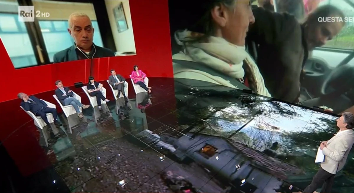 Milo Infante durante la conduzione di Ore 14