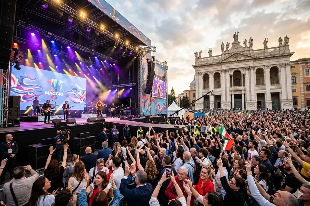 Concerto del Primo Maggio 2026 a Roma in Piazza San Giovanni