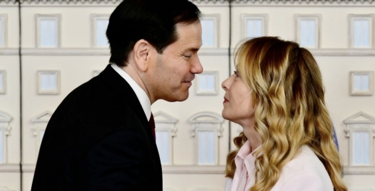 Il segretario di Stato Usa Marco Rubio a Roma per l’incontro con la premier Giorgia Meloni