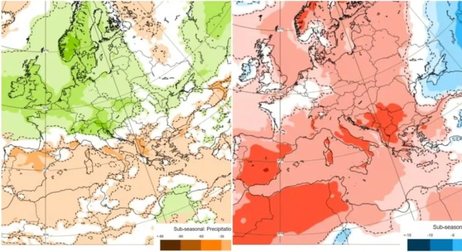 Previsioni giugno 2026: temporali al Nord e caldo al Centro-Sud
