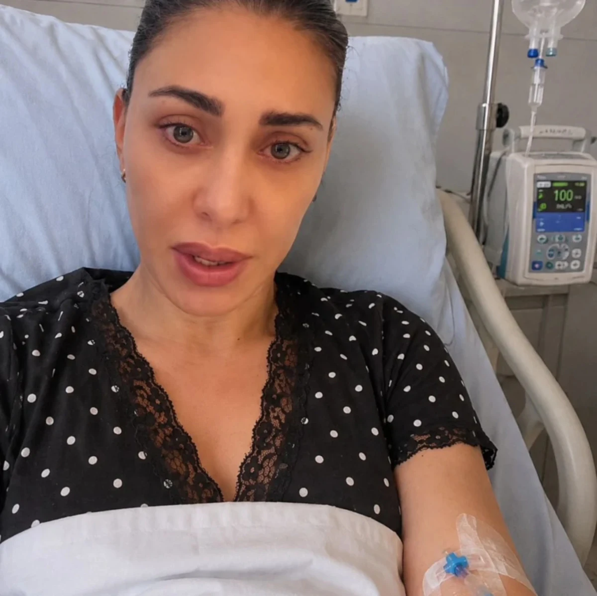 Belen Rodriguez, immagine dopo le notizie sul ricovero