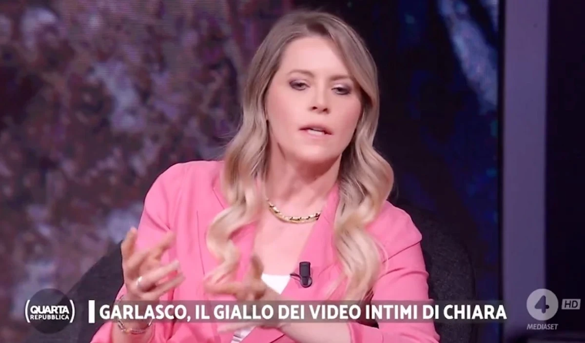 Caso Garlasco: immagine collegata alla trasmissione tv con l’audio dell’intercettazione