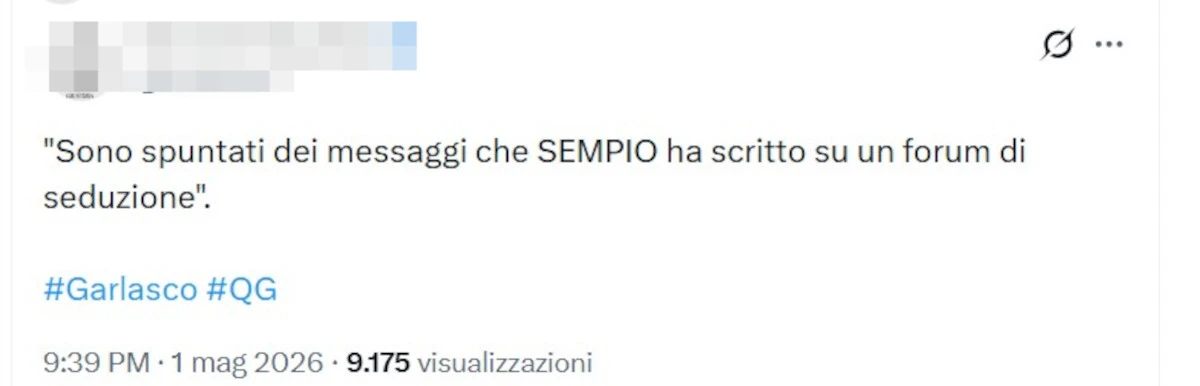 Quarto Grado, altro momento del dibattito sul caso Garlasco