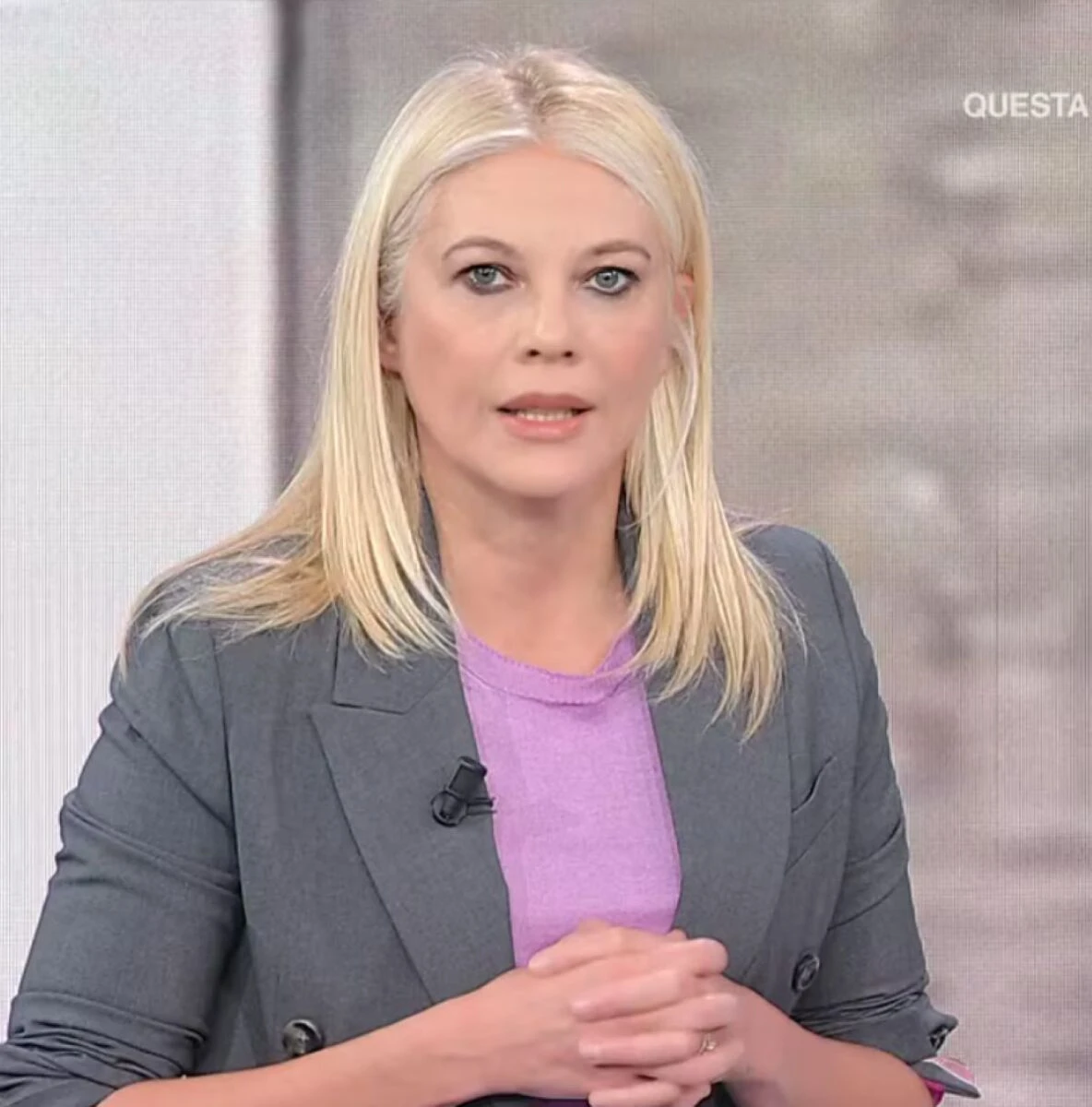 Eleonora Daniele, conduttrice di Storie Italiane