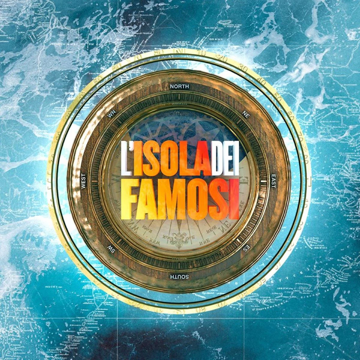 Logo e ambientazione dell’Isola dei Famosi