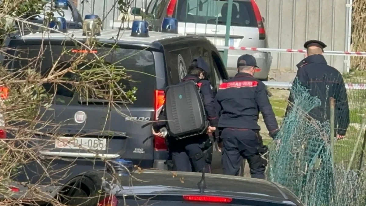 Carabinieri e intervento investigativo dopo il femminicidio a Ceriana