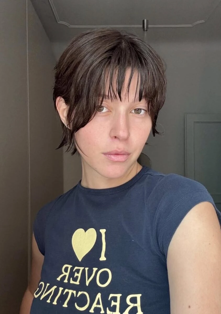 Natalia Paragoni durante il percorso di cura: immagine condivisa online