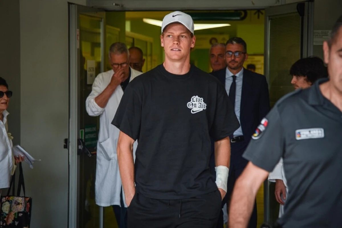 Jannik Sinner al centro dell’attenzione dopo gli esami in ospedale