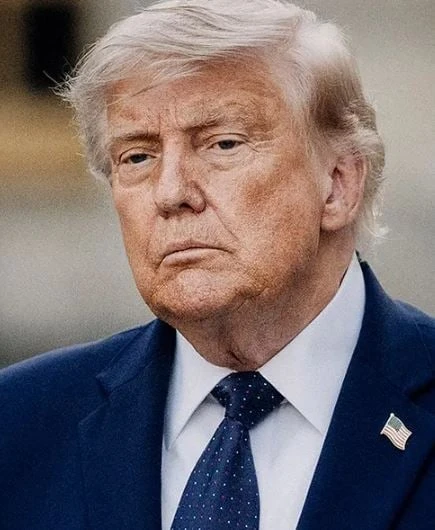 Donald Trump ripreso durante un evento pubblico