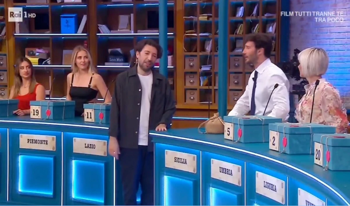 Immagine legata ad Affari Tuoi durante una puntata