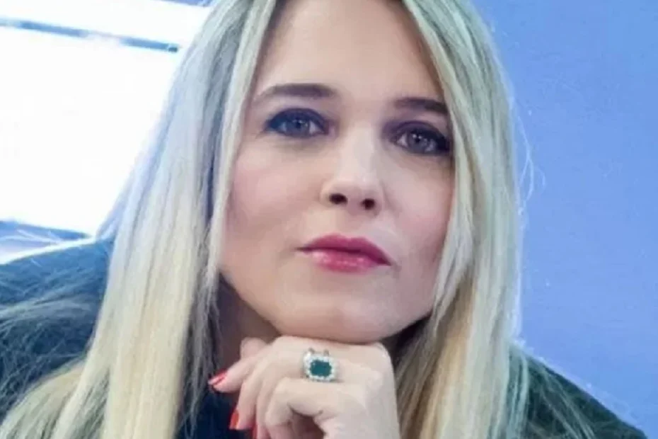 Francesca Barra durante una delle immagini condivise per l