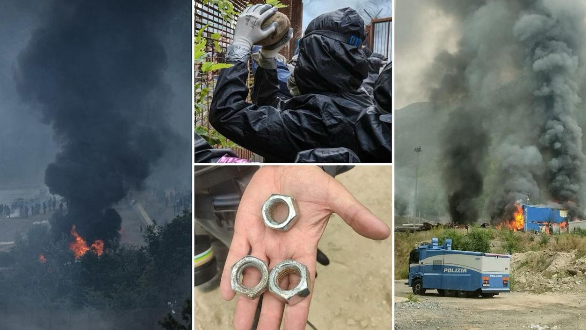 Corteo No Tav, esplode la guerriglia urbana: 60 poliziotti feriti. Mattarella: “Solidarietà alle forze dell’ordine”