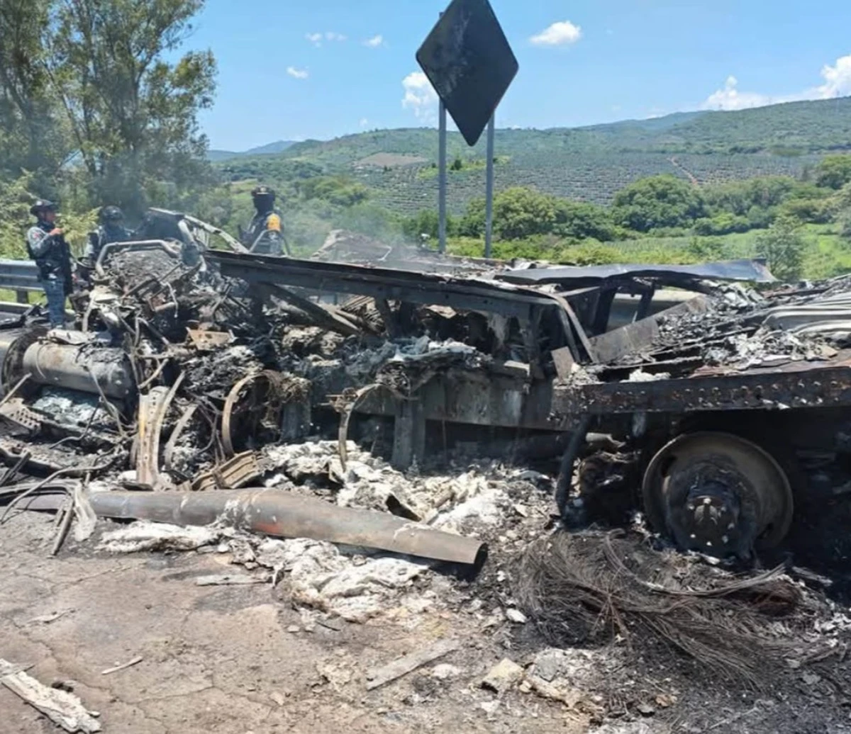 Veicoli coinvolti nel grave incidente stradale a Hostotipaquillo, in Messico