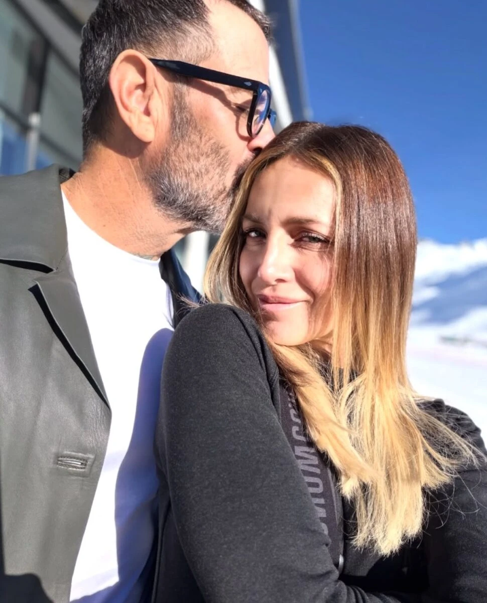 Katia Pedrotti e Ascanio Pacelli in una foto condivisa sui social