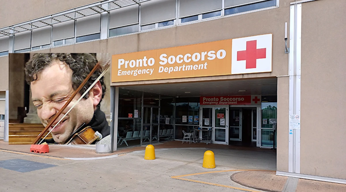 Esterno del pronto soccorso, immagine di repertorio