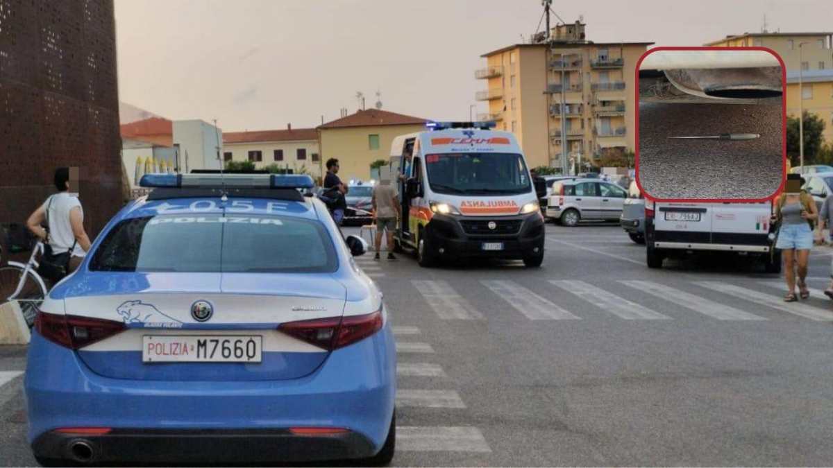 Livorno: minaccia i vigili con un coltello, agente spara e ferisce senzatetto