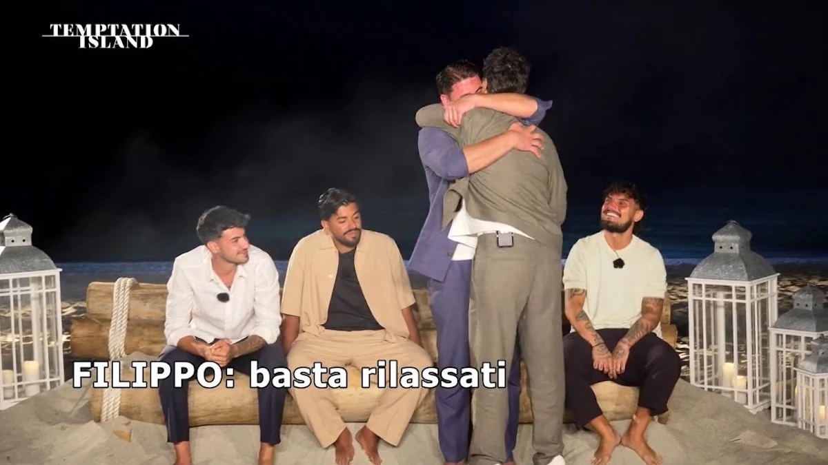 Diamante durante il confronto a Temptation Island