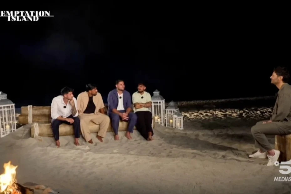 Filippo Bisciglia durante Temptation Island con Diamante