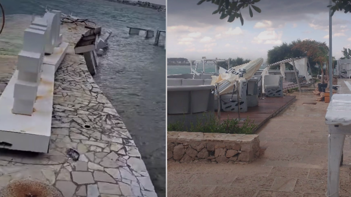 nubifragio in italia raffiche di vento spazzano via gli ombrelloni il sindaco restate a casa da Thesocialpost.it nubifragio in italia raffiche di vento spazzano via gli ombrelloni il sindaco restate a casa