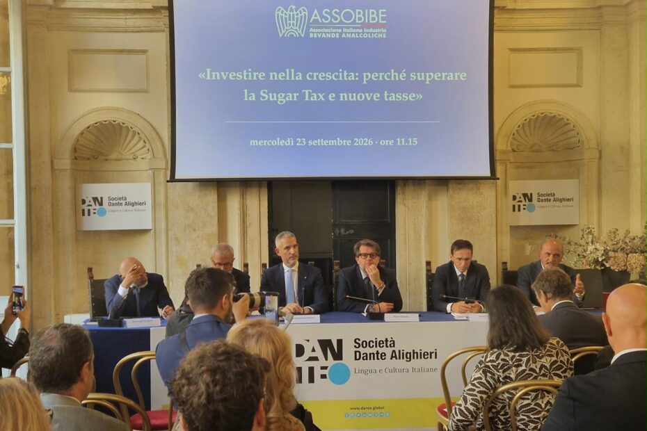 Il tavolo dei relatori al convegno Assobibe del 23 settembre 2026