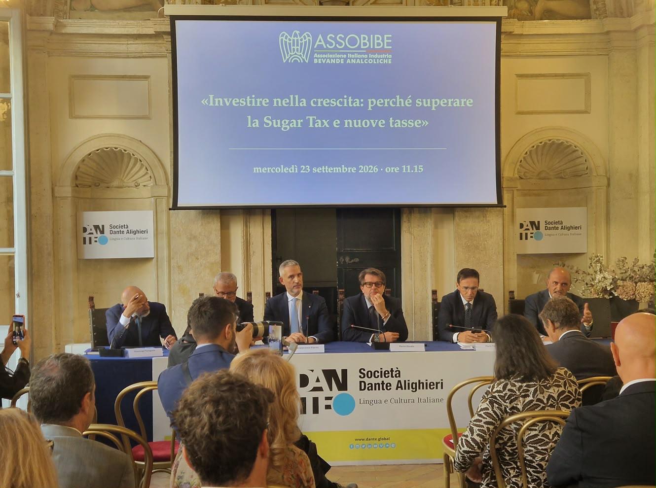 Il tavolo dei relatori al convegno Assobibe del 23 settembre 2026