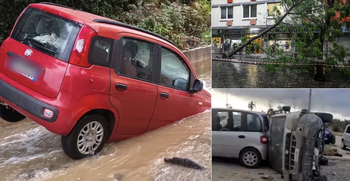 maltempo sull8217italia doppia tromba marina nel trapanese allagamenti da brindisi a cremona da Thesocialpost.it maltempo sull8217italia doppia tromba marina nel trapanese allagamenti da brindisi a cremona